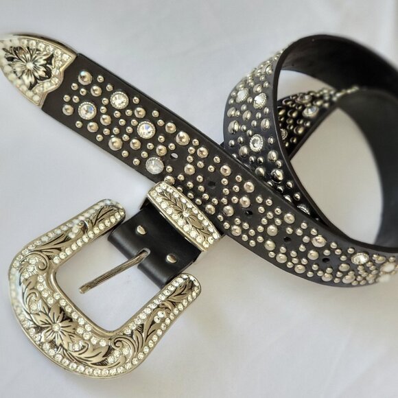 Christine Alexander Studded Rhinestone Belt - Picture 3 of 6